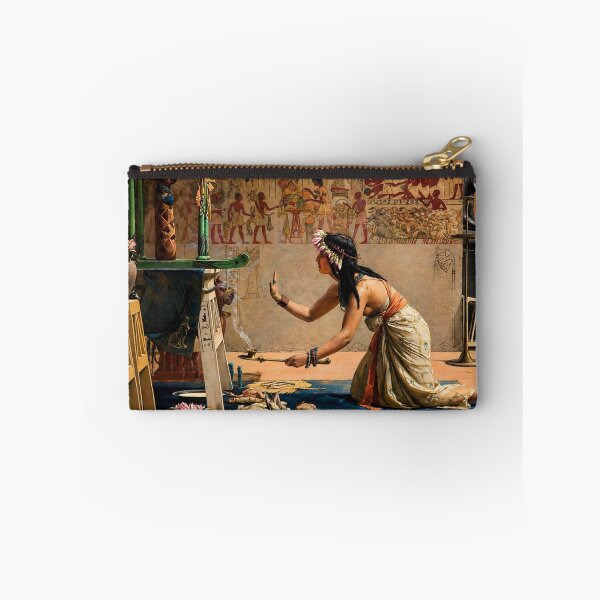Item preview, Ancient Egypt Art Realism Priestess Ritual Scene for History Art Lovers designed and sold by RickE.