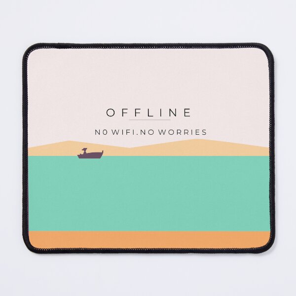 Item preview, Offline Aesthetic Minimal Landscape | Digital Detox Calm Design designed and sold by NA-art725.