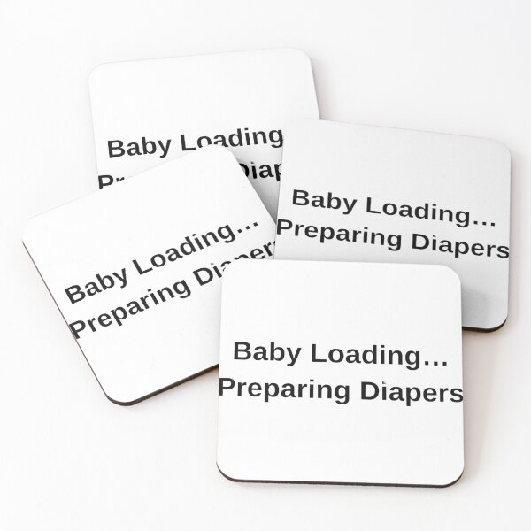 Item preview, Baby Loading Preparing Diapers Cute Baby Announcement Tee New Parent Gift Idea designed and sold by Byarasstudio.