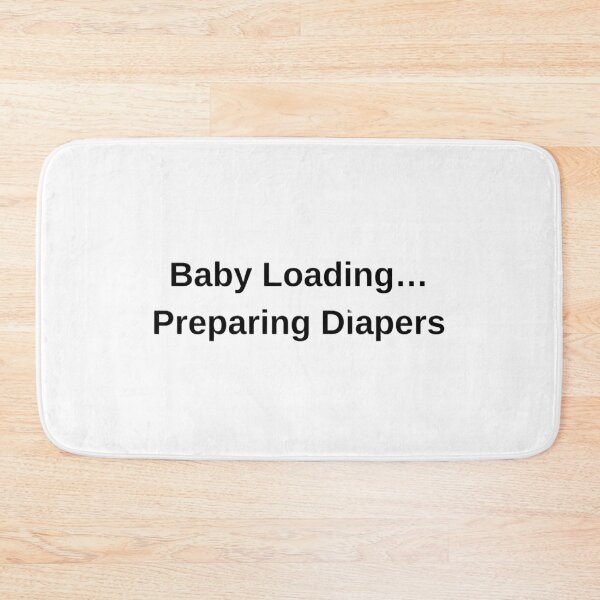 Item preview, Baby Loading Preparing Diapers Cute Baby Announcement Tee New Parent Gift Idea designed and sold by Byarasstudio.