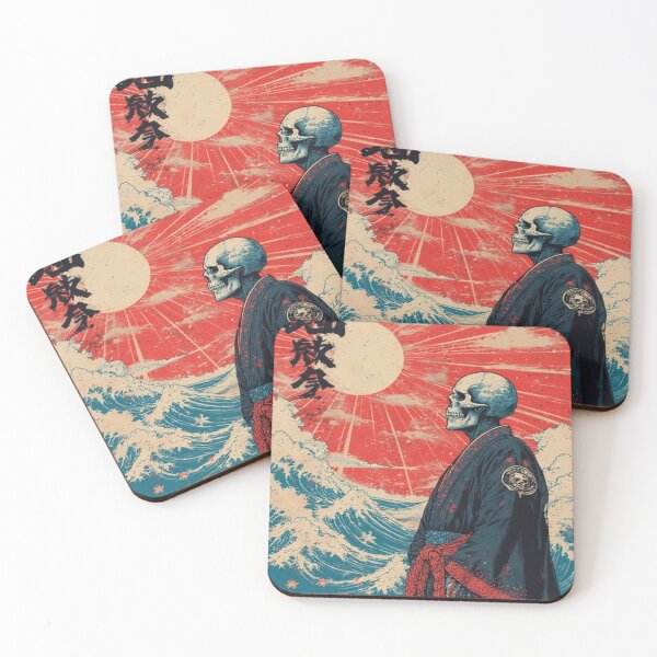 Item preview, SAMURAI SKULLS: Honor, After Death designed and sold by FANTASY FRENZY.