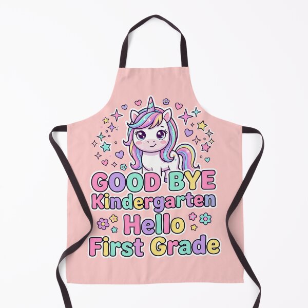 Item preview, Good Bye Kindergarten Hello First Grade Pastel Unicorn Cute Girls Back To School Gift designed and sold by Im-Ara.