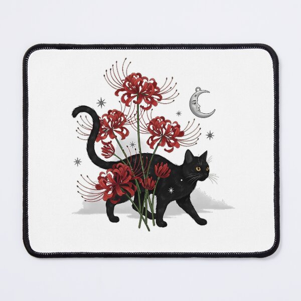 Item preview, Moon Cat Spider Lily Gift designed and sold by IllumeInk.