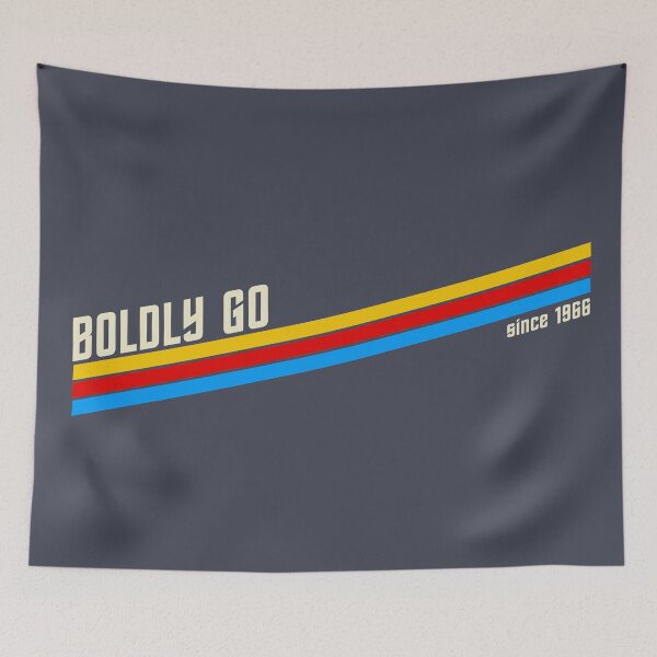 Item preview, Boldly Go – Retro Sci‑Fi (Since 1966) designed and sold by VoglR.