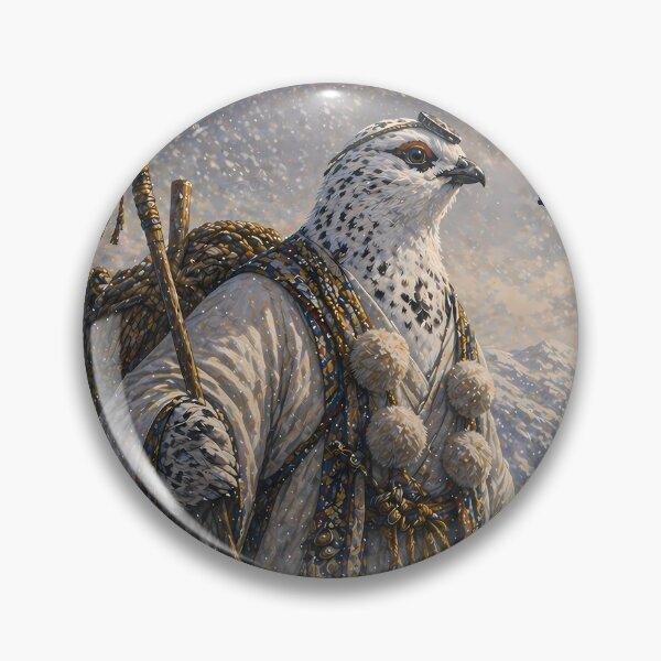 Item preview, Japanese Raicho Mountain Monk Bird designed and sold by AuraloomAtelier.