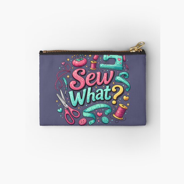 Item preview, Sew What? Cute Sewing Pun Design designed and sold by blankTeeShirt.