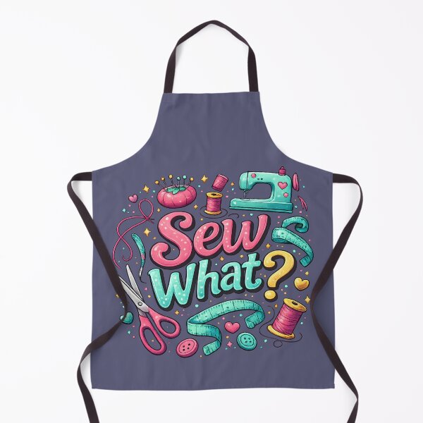Item preview, Sew What? Cute Sewing Pun Design designed and sold by blankTeeShirt.