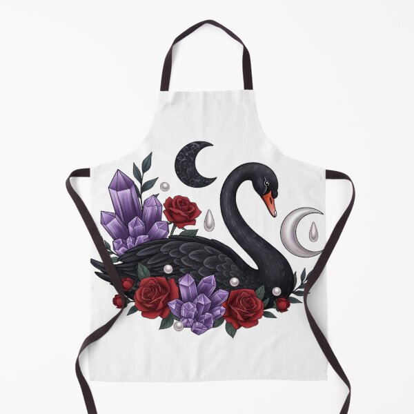 Item preview, Black Swan Crystal Moon Gift designed and sold by IllumeInk.
