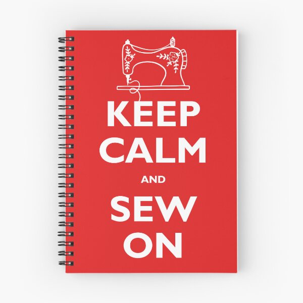 Item preview, KEEP CALM AND SEW ON (White Text) designed and sold by Mimi-Makes.