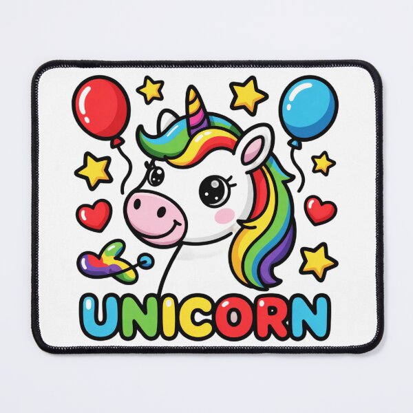 Item preview, Balloons And Stars Magical Unicorn designed and sold by SteezeeStore.