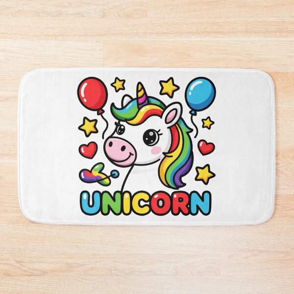 Item preview, Balloons And Stars Magical Unicorn designed and sold by SteezeeStore.