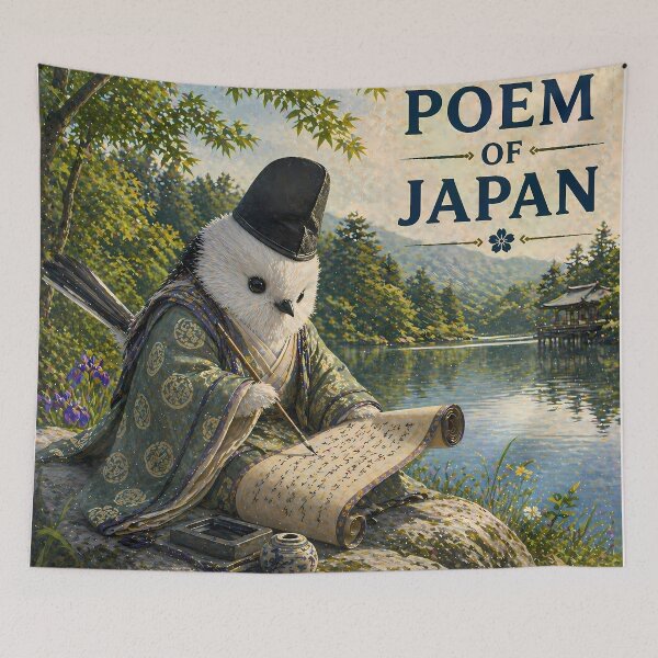 Item preview, Japanese Shima Enaga Poet Bird designed and sold by AuraloomAtelier.