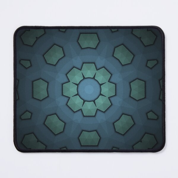Item preview, Mystic Blue Hexagon Mandala designed and sold by IntelliMindDesigns.