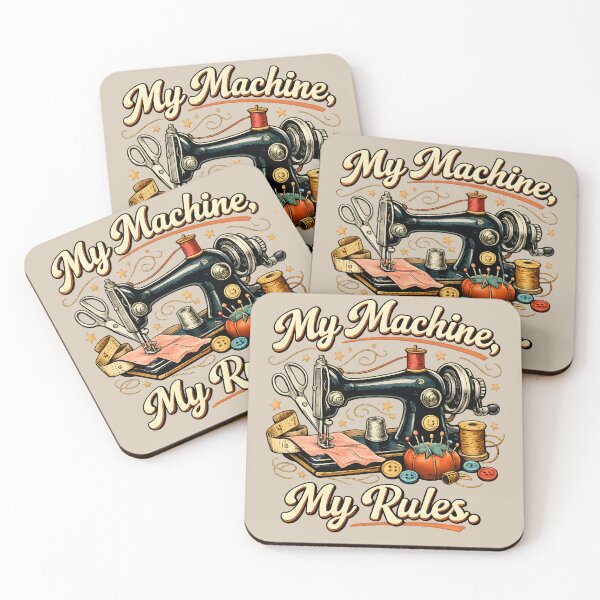 Item preview, My Machine, My Rules – Vintage Sewing Lover Design designed and sold by blankTeeShirt.