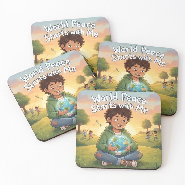 Item preview, AI Art - World Peace Starts with Me designed and sold by Whimsyful Designs.