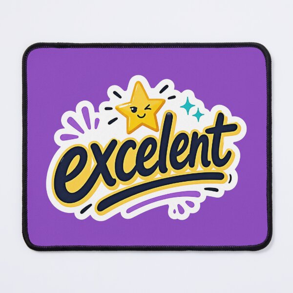 Item preview, Excellent! Colorful Positive Quote designed and sold by Euphoric Girls Store.