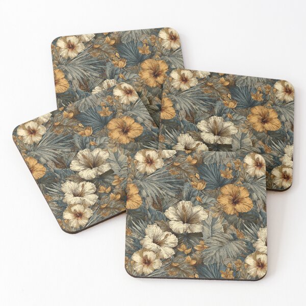 Item preview, Delicate Tropical Floral Texture  - Birthday Flower Print  - Housewarming Gifts designed and sold by RoyalStarsPatts.