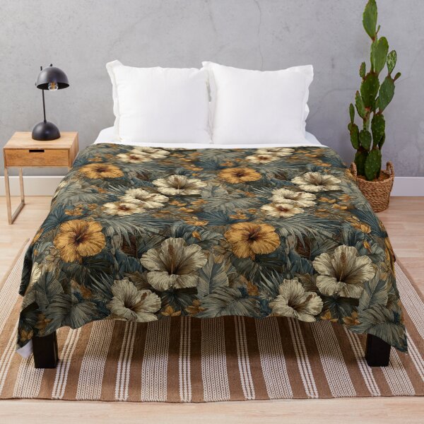 Item preview, Delicate Tropical Floral Texture - Birthday Flower Print - Housewarming Gifts designed and sold by RoyalStarsPatts.