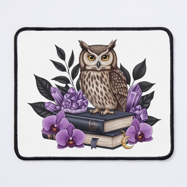 Item preview, Owl Amethyst Book Gift designed and sold by IllumeInk.