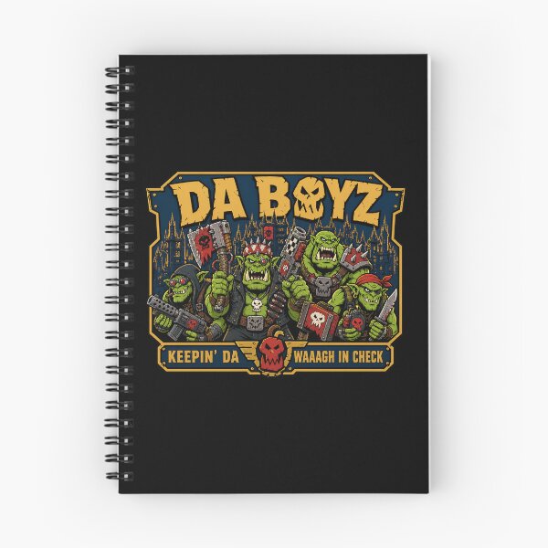 Item preview, DA BOYZ Ork Squad Parody Mashup designed and sold by Forged in the Warp.
