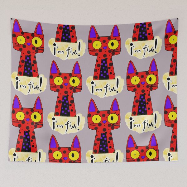 Item preview, I’m fine! designed and sold by MarussiaArt.