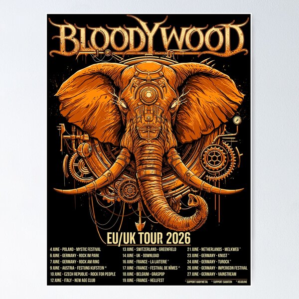 Item preview, Bloodywood – “System of a Brown Tour” 2026 AYM designed and sold by hilarysneed06.