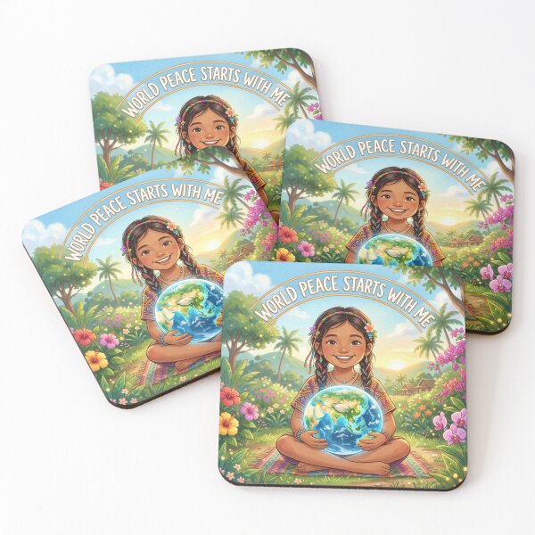 Item preview, AI Art - World Peace Starts with Me designed and sold by Whimsyful Designs.