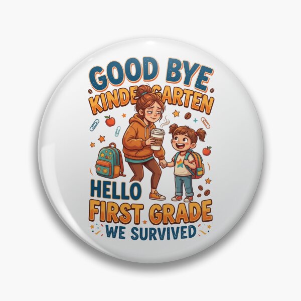 Item preview, Good Bye Kindergarten Hello First Grade Funny Mom Kid Back To School Matching designed and sold by Im-Ara.