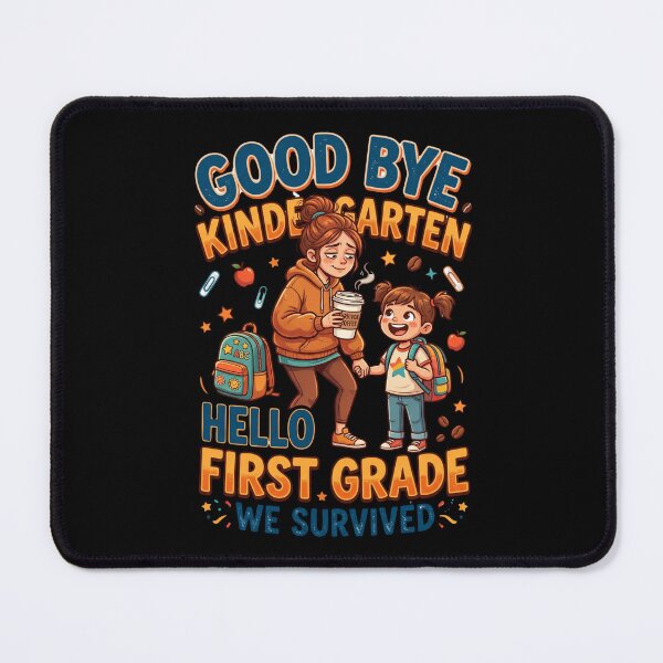 Item preview, Good Bye Kindergarten Hello First Grade Funny Mom Kid Back To School Matching designed and sold by Im-Ara.