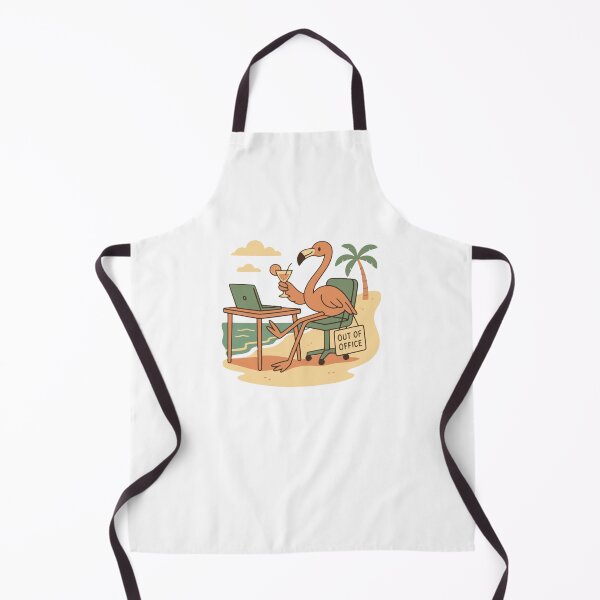 Artikelvorschau, Flamingo Abwesenheitsnotiz entworfen und verkauft von YV Designs & Stuff.