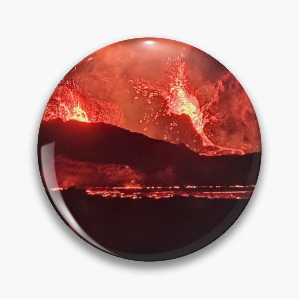 Item preview, Iceland Lava Fountains at Night designed and sold by MAWOdesign.