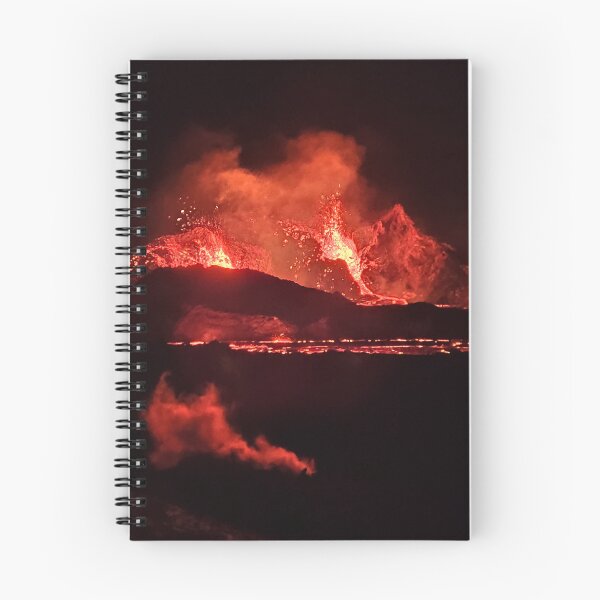 Item preview, Iceland Lava Fountains at Night designed and sold by MAWOdesign.