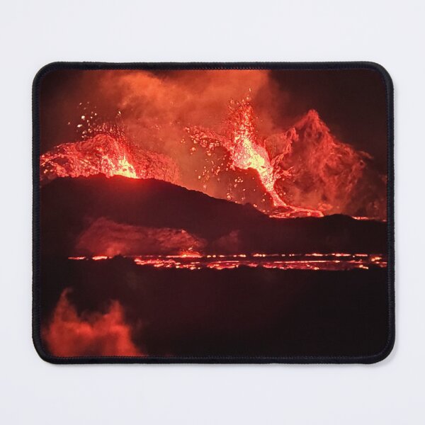 Item preview, Iceland Lava Fountains at Night designed and sold by MAWOdesign.