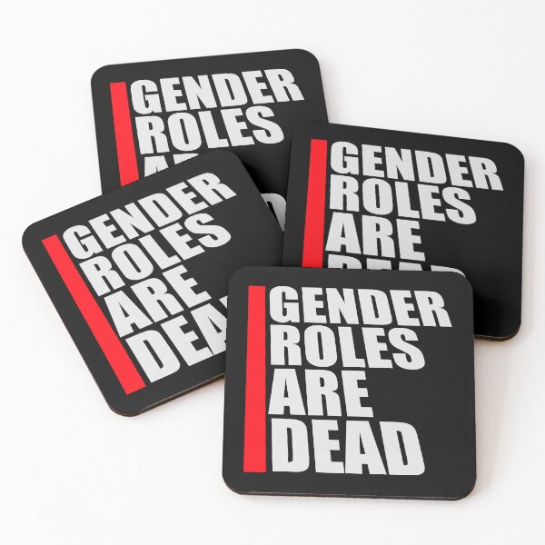 Item preview, Gender Roles Are Dead Funny Bold Statement Quote designed and sold by shirt-o-mat.