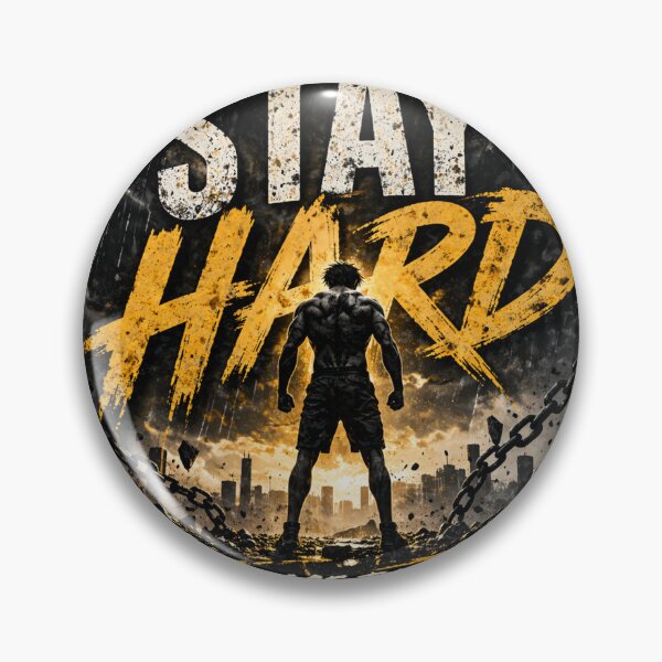Item preview, Stay Hard – Embrace The Pain | Discipline & Mental Toughness Motivational Sticker designed and sold by Wander Pop Studio.