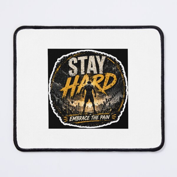 Item preview, Stay Hard – Embrace The Pain | Discipline & Mental Toughness Motivational Sticker designed and sold by Wander Pop Studio.