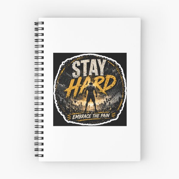 Item preview, Stay Hard – Embrace The Pain | Discipline & Mental Toughness Motivational Sticker designed and sold by Wander Pop Studio.