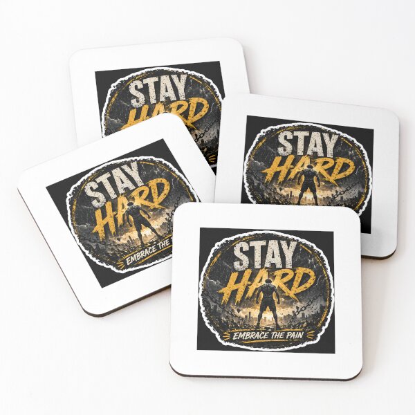 Item preview, Stay Hard – Embrace The Pain | Discipline & Mental Toughness Motivational Sticker designed and sold by Wander Pop Studio.