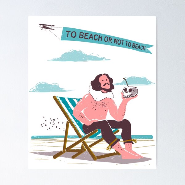 Item preview, To beach or not to beach designed and sold by kharma zero.