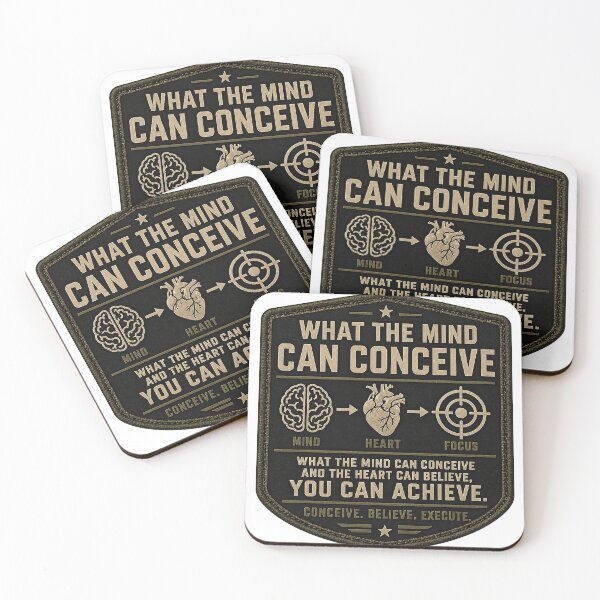 Item preview, Conceive Believe Achieve – Tactical Mindset Motivation Design | Discipline Focus Execution Graphic designed and sold by Savage Discipleship.
