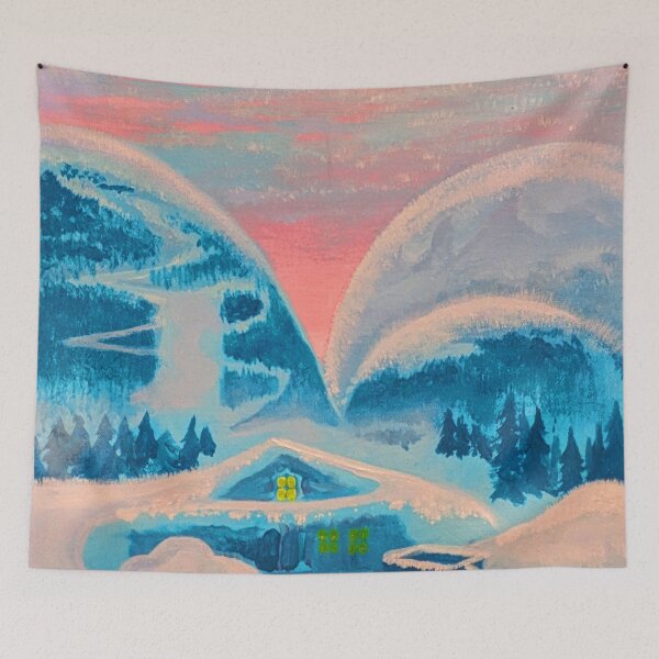 Item preview, Mountain Hut: The Cotton Candy Cabin designed and sold by Dominika Brodowska.