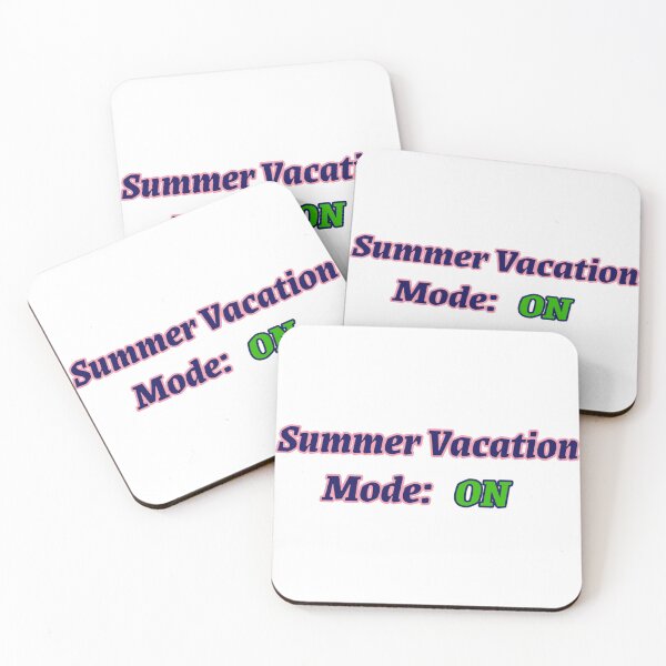 Item preview, Summer Vacation Mode On Typography Design Holiday Travel Vibes designed and sold by PixelParinda.