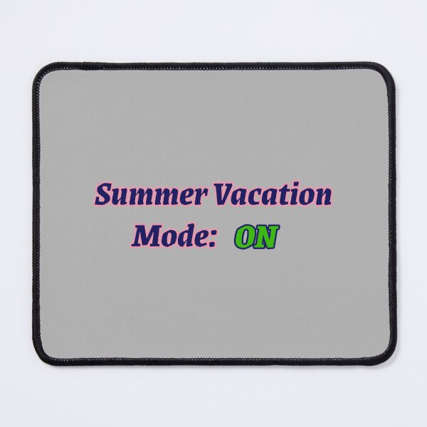 Item preview, Summer Vacation Mode On Typography Design Holiday Travel Vibes designed and sold by PixelParinda.