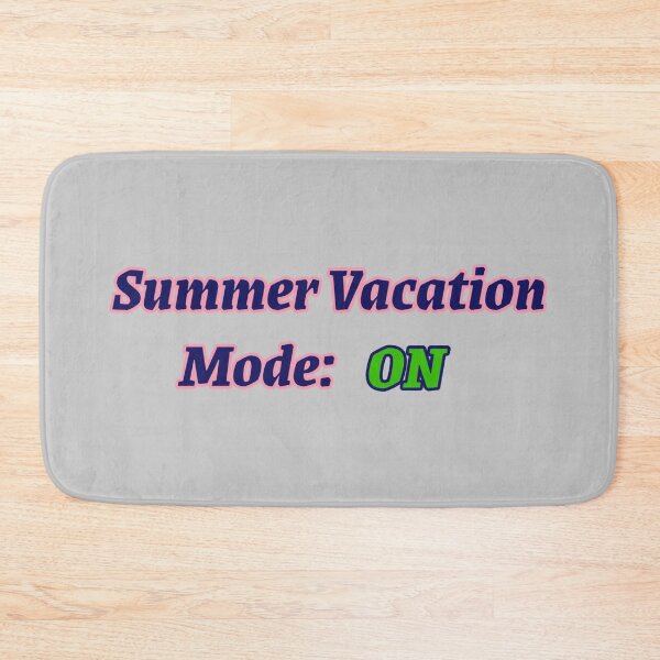 Item preview, Summer Vacation Mode On Typography Design Holiday Travel Vibes designed and sold by PixelParinda.