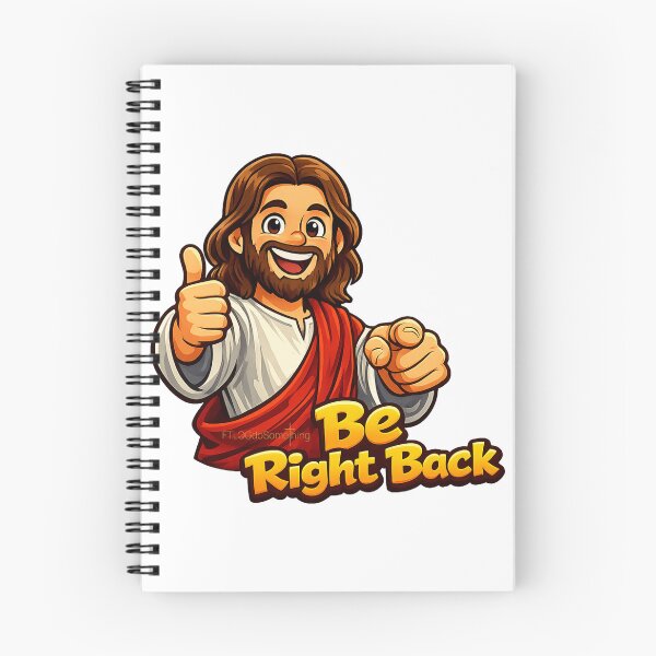 Item preview, BRB Be Right Back Jesus is coming again Get ready for the Second coming designed and sold by FTLOG.