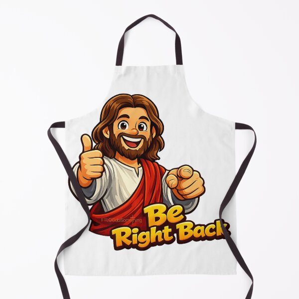 Item preview, BRB Be Right Back Jesus is coming again Get ready for the Second coming designed and sold by FTLOG.