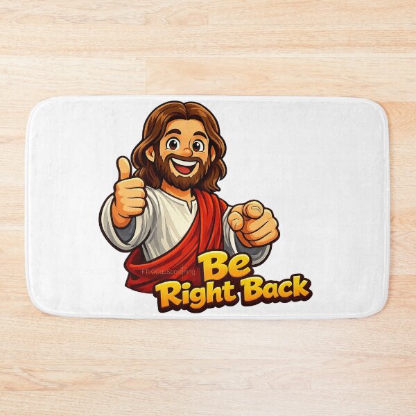 Item preview, BRB Be Right Back Jesus is coming again Get ready for the Second coming designed and sold by FTLOG.