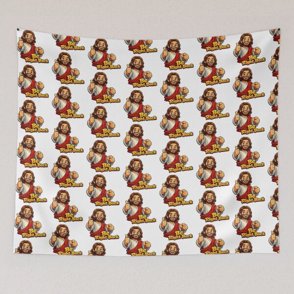 Item preview, BRB Be Right Back Jesus is coming again Get ready for the Second coming designed and sold by FTLOG.