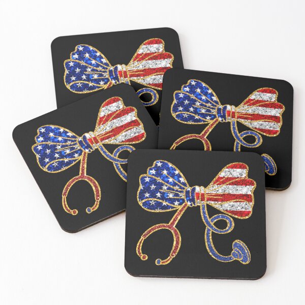 Item preview, Nurse 4th of July American Flag Patriotic USA Stethoscope designed and sold by BeLdiAuRa.