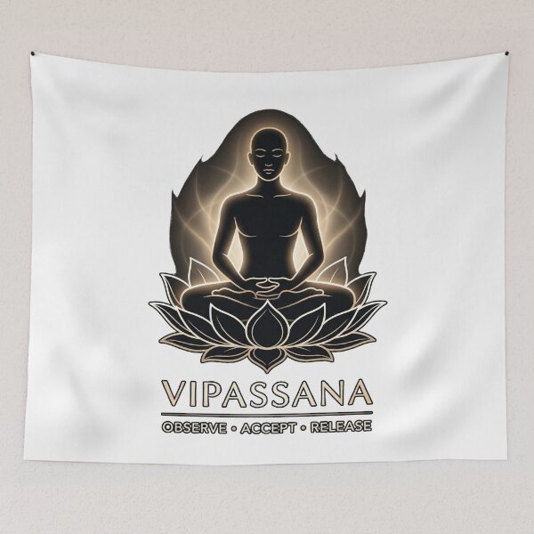 Item preview, Vipassana – Mindfulness Zen Buddhist Spiritual Calm Design designed and sold by ArtsyExplorer.